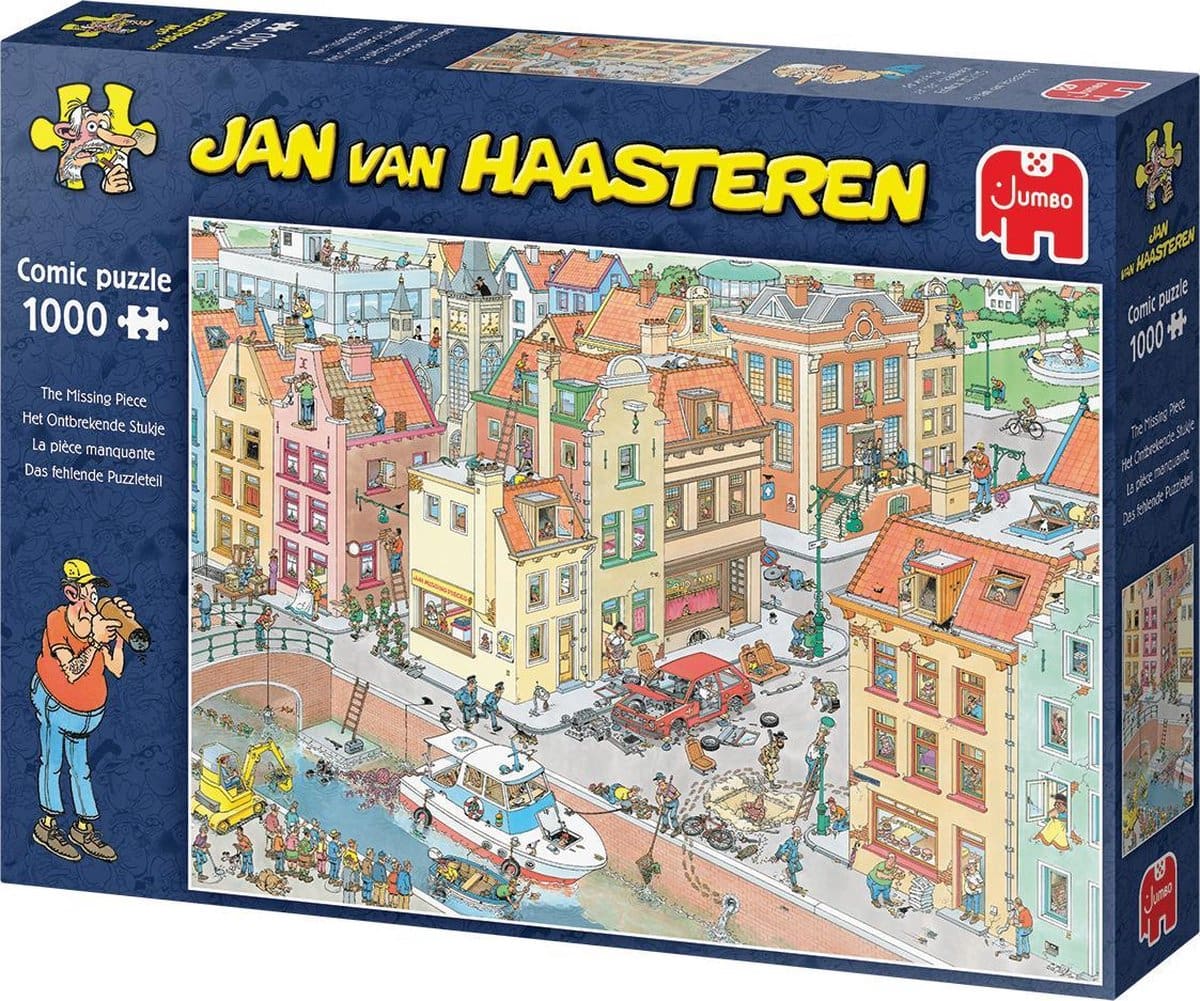 Jan Van Haasteren Het Ontbrekende Stukje Puzzel 1000 Stukjes Koning